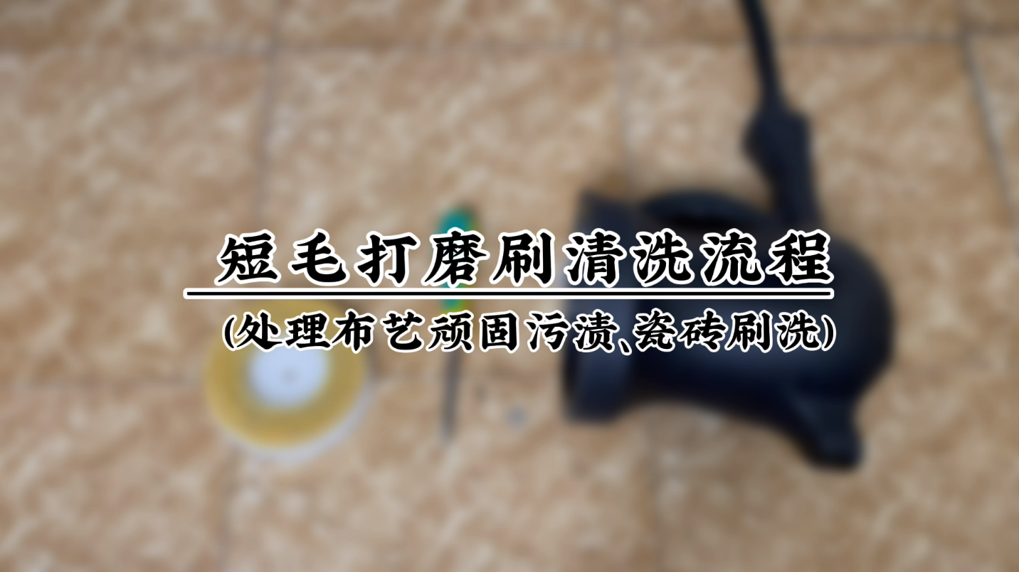 磨刷清洗教学示范